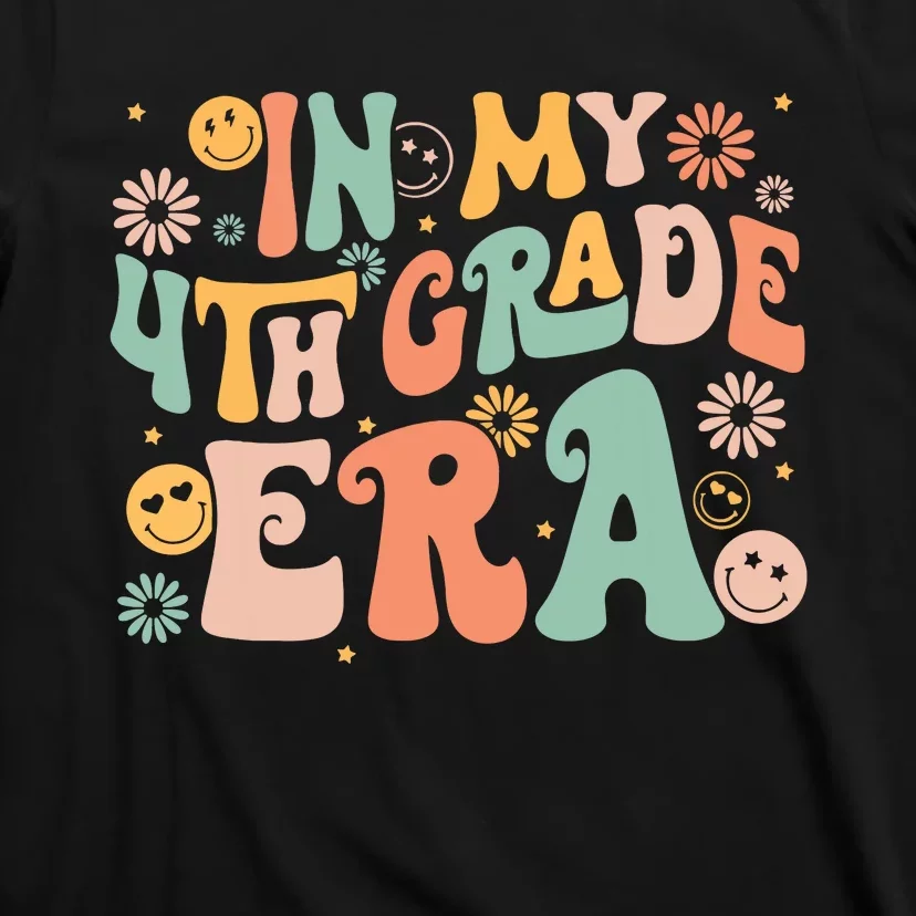 In My Fourth Grade Era Retro 4th Grade Back To School T-Shirt