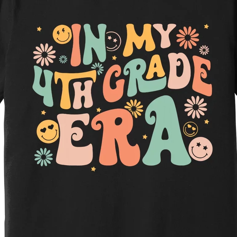 In My Fourth Grade Era Retro 4th Grade Back To School Premium T-Shirt