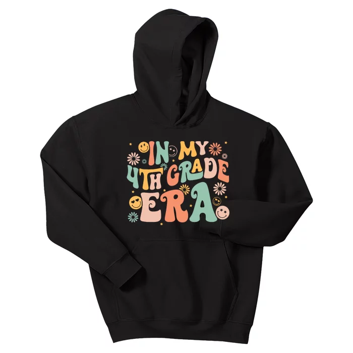 In My Fourth Grade Era Retro 4th Grade Back To School Kids Hoodie