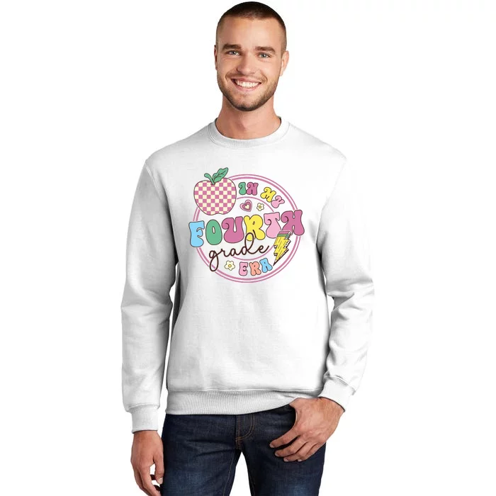 In My Fourth Grade Era Girl Back To School 4th Grade Teacher Sweatshirt