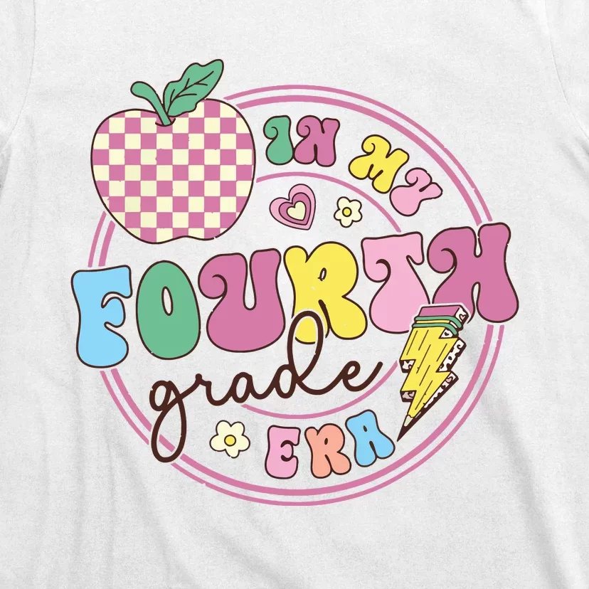 In My Fourth Grade Era Girl Back To School 4th Grade Teacher T-Shirt