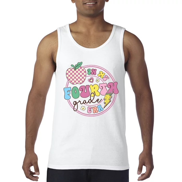 In My Fourth Grade Era Girl Back To School 4th Grade Teacher Tank Top