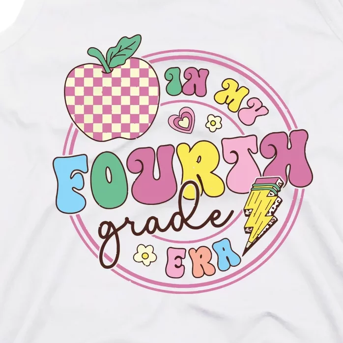 In My Fourth Grade Era Girl Back To School 4th Grade Teacher Tank Top