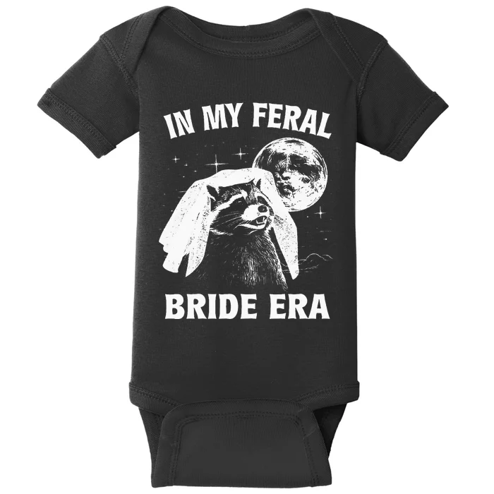 In My Feral Bride Era Raccoon Baby Bodysuit