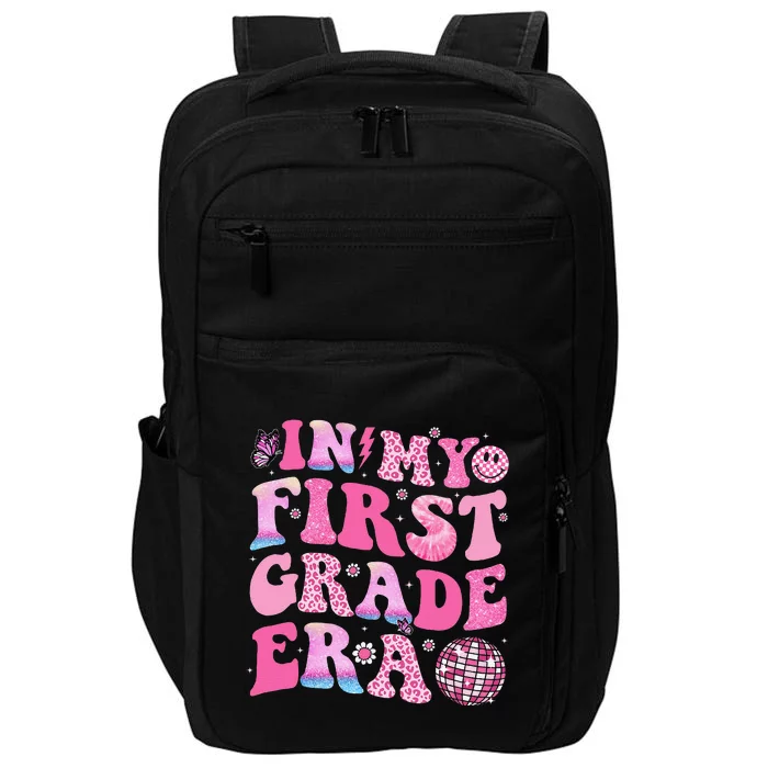 In My First Grade Era Back To School First Day Teacher Impact Tech Backpack