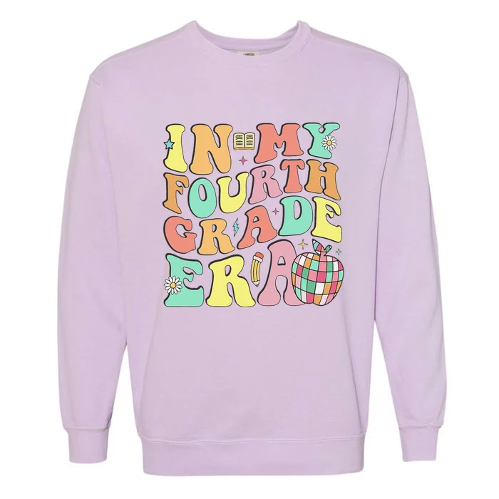 In My Fourth Grade Era 4th Grade Back To School Garment-Dyed Sweatshirt