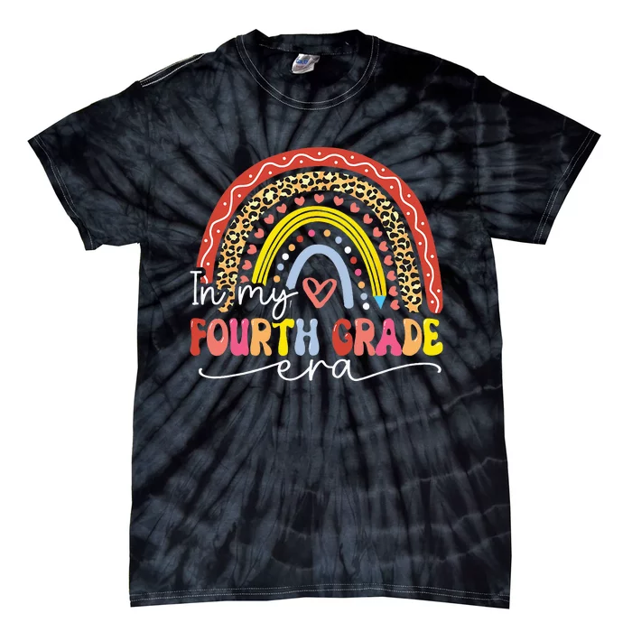 In My Fourth Grade Era Back To School First Day Rainbow Tie-Dye T-Shirt