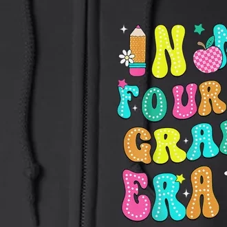 In My Fourth Grade Era 4th Grade Teacher Back To School Full Zip Hoodie