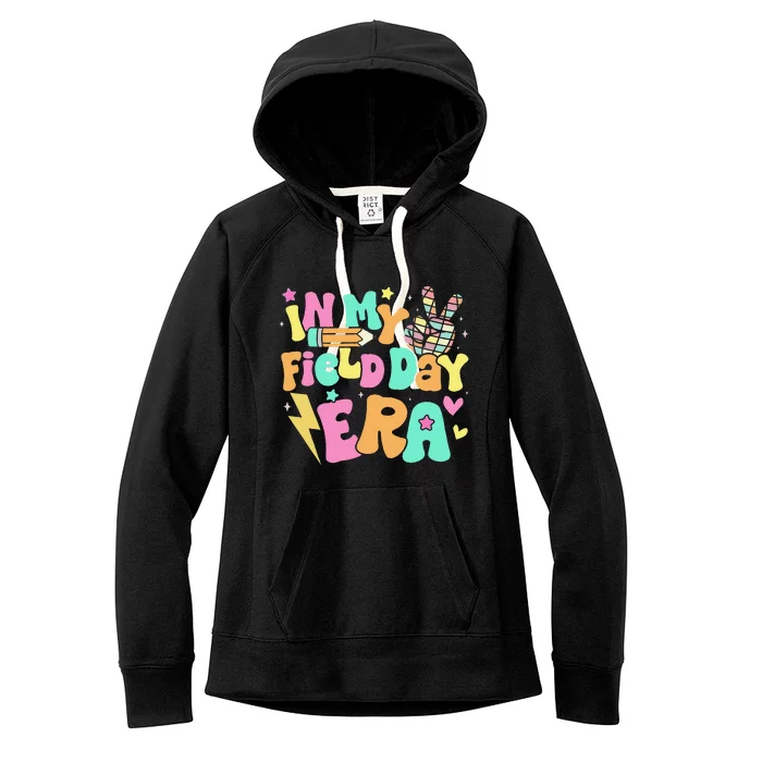 In My Field Day Era Groovy Field Day For Teacher Women's Fleece Hoodie