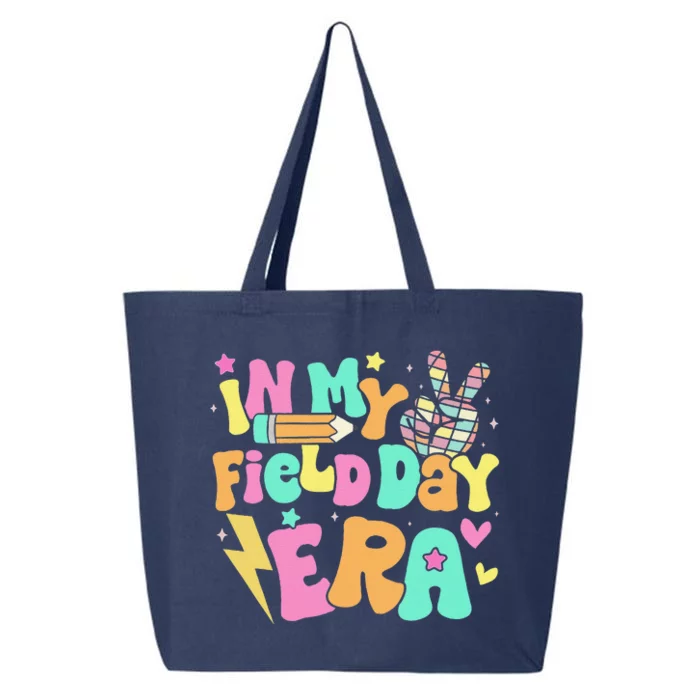 In My Field Day Era Groovy Field Day For Teacher 25L Jumbo Tote