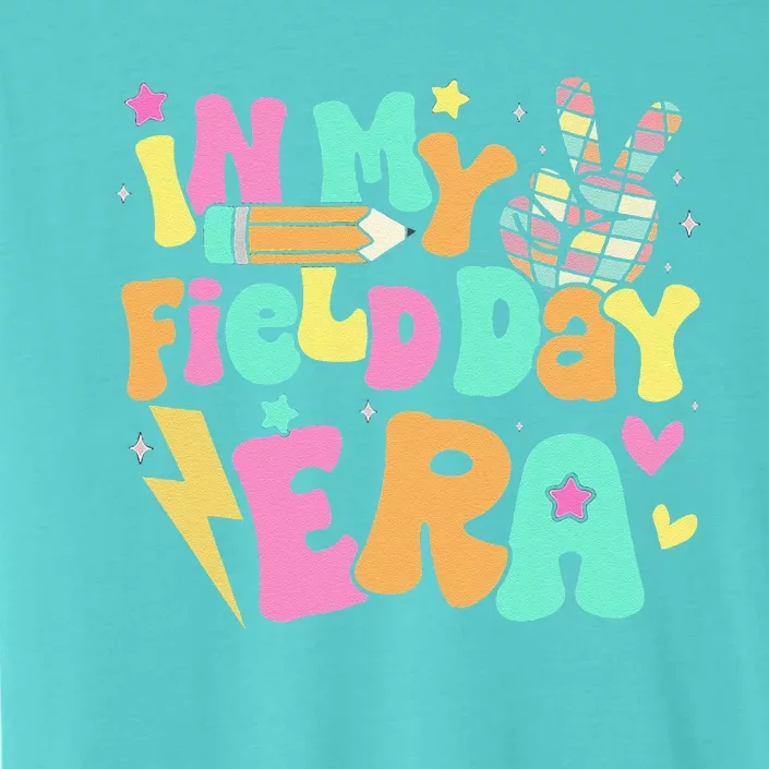 In My Field Day Era Groovy Field Day For Teacher ChromaSoft Performance T-Shirt