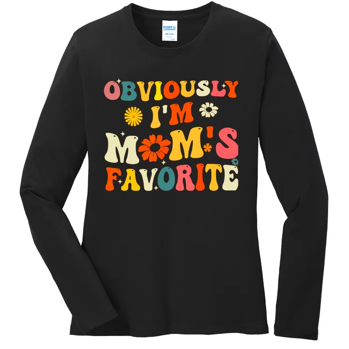 Im Moms Favorite Funny Favorite Sondaughter Child Ladies Long Sleeve Shirt