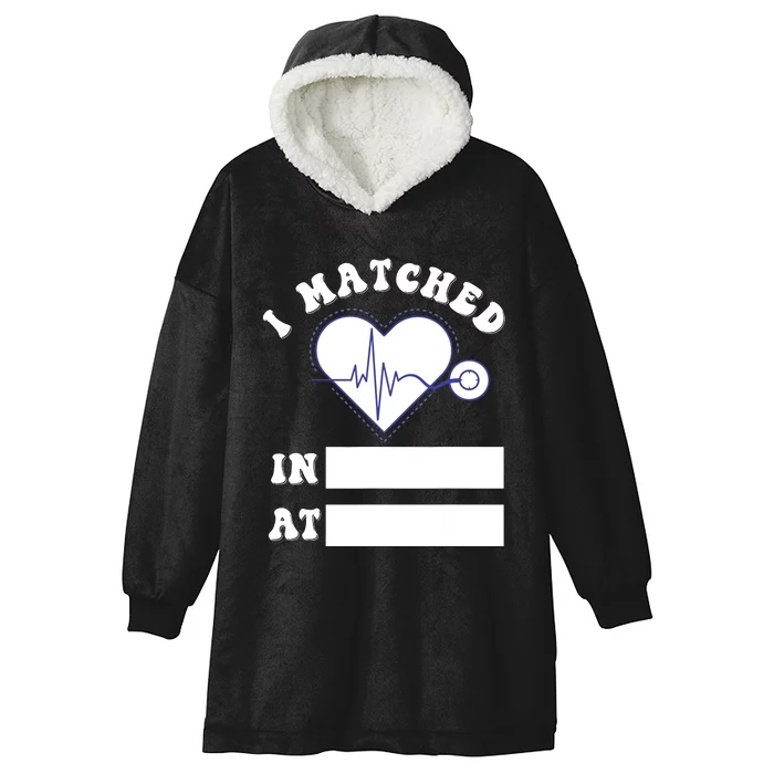 I Matched Future Doctor Physician Residency Match Day Hooded Wearable Blanket