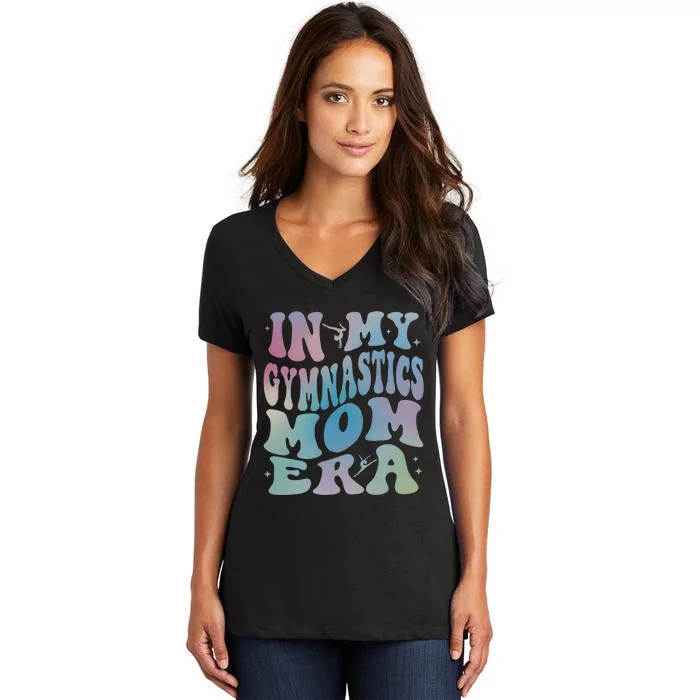 In My Gymnastics Mom Gymer Gyme Lover Family Matching Women's V-Neck T-Shirt