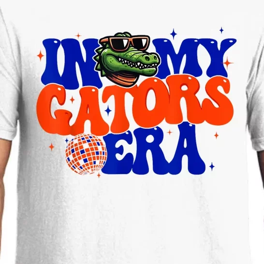 In My Gators Era Game Day Mascot Spirit Squad Florida Groovy Pajama Set