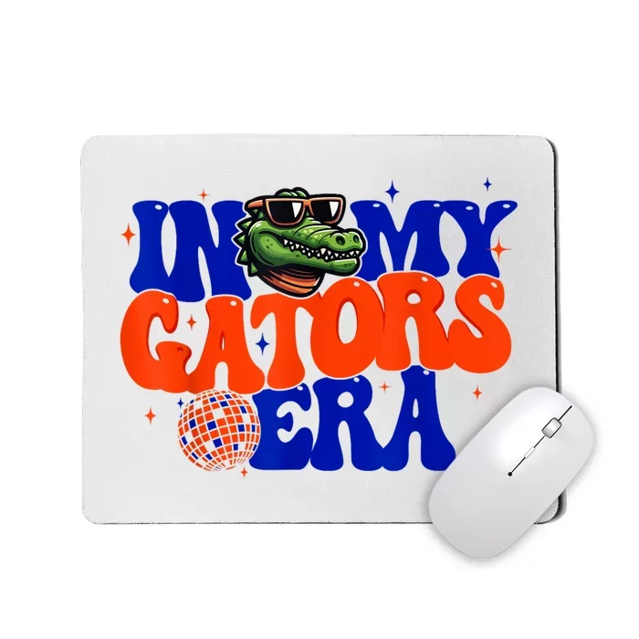 In My Gators Era Game Day Mascot Spirit Squad Florida Groovy Mousepad