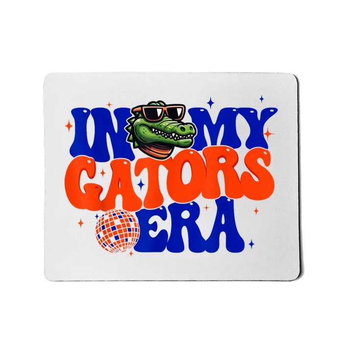 In My Gators Era Game Day Mascot Spirit Squad Florida Groovy Mousepad