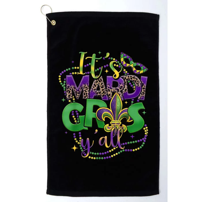 Its Mardi Gras Yall Mardi Gras Platinum Collection Golf Towel