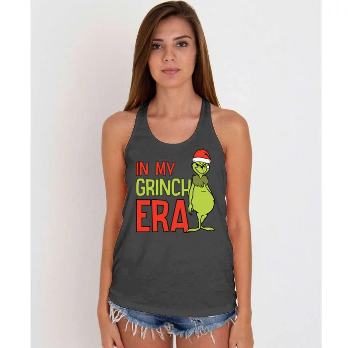 In My Grinchmas Era Women's Knotted Racerback Tank