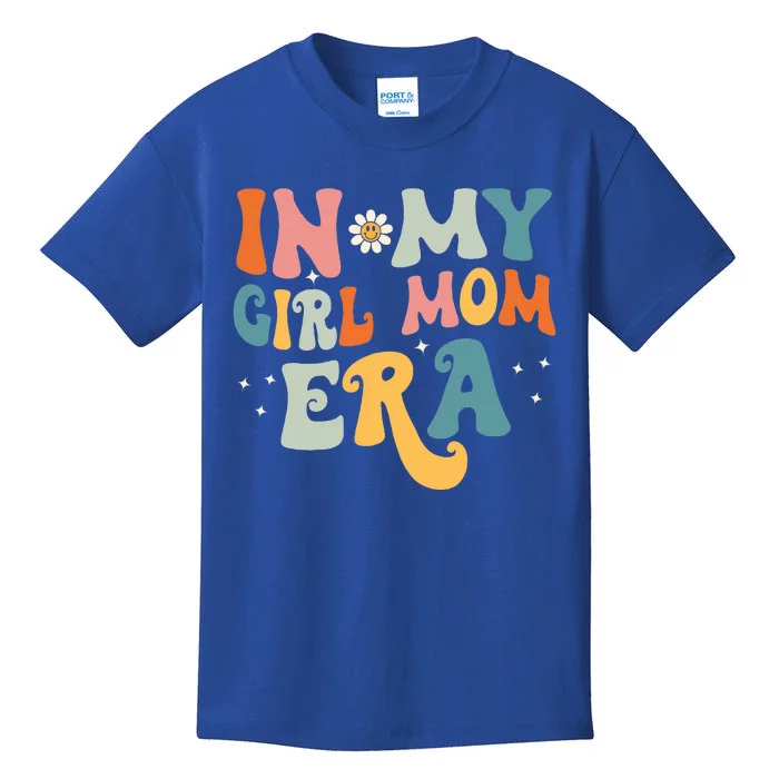 In My Girl Mom Era Groovy Vintage Kids T-Shirt