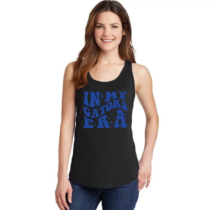 In My Gators Era Gators School Sports Name Back To School Ladies Essential Tank