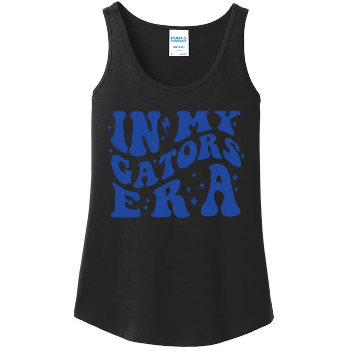 In My Gators Era Gators School Sports Name Back To School Ladies Essential Tank