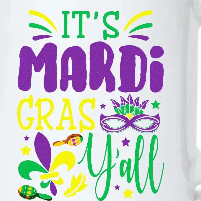 Its Mardi Gras Yall T Mardi Gras Party Mask Costume Black Color Changing Mug