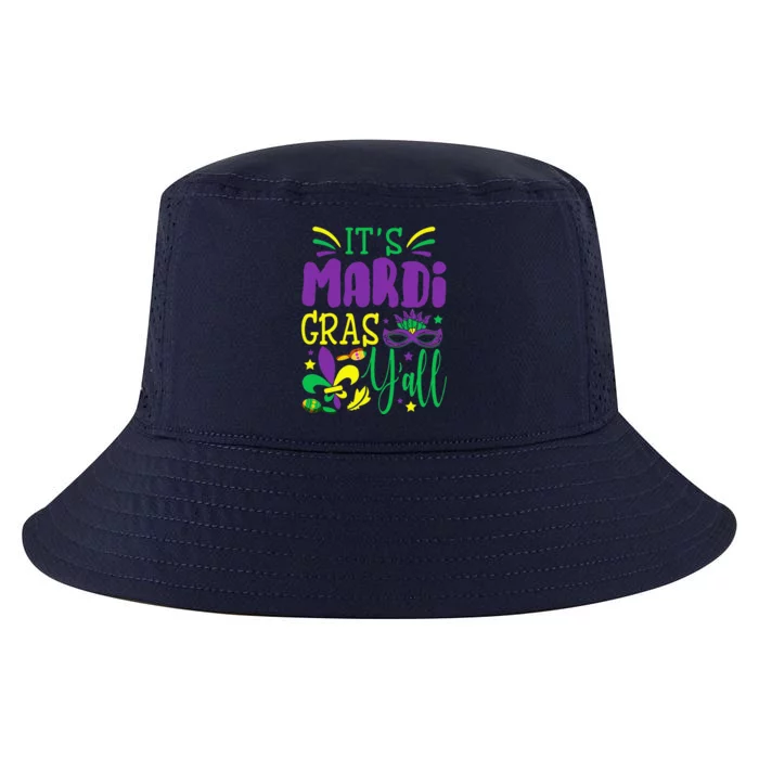 Its Mardi Gras Yall T Mardi Gras Party Mask Costume Cool Comfort Performance Bucket Hat