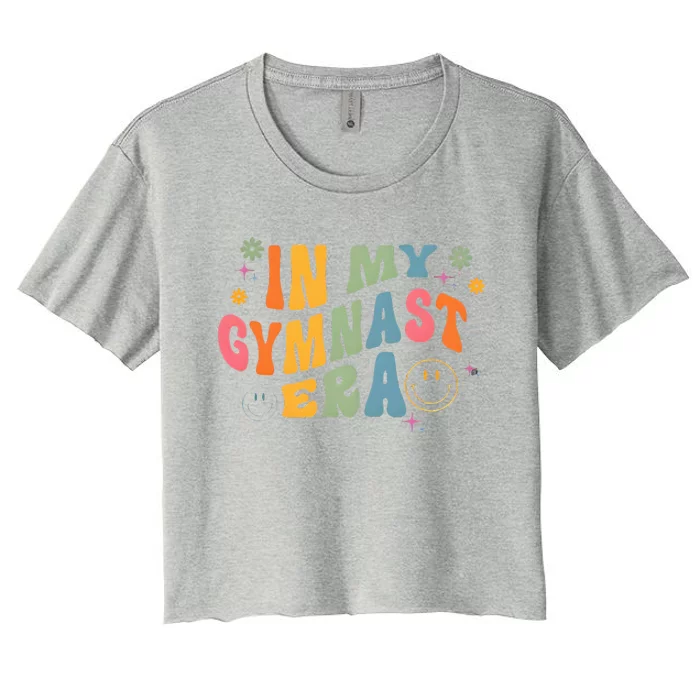 In My Gymnast Era Sports Gym Gymnastics Lover Gymnast Women's Crop Top Tee