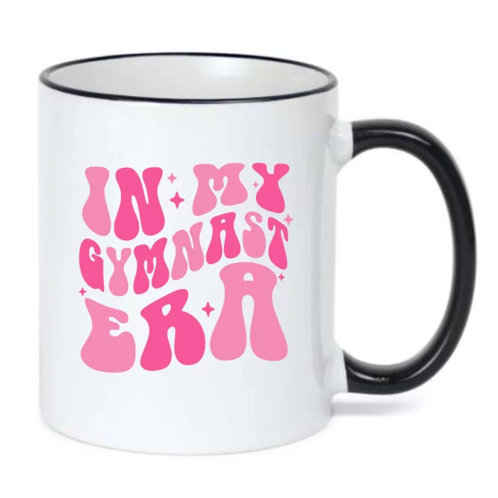 In My Gymnast Era Groovy Gymnastics Trendy Mom Gift Black Color Changing Mug