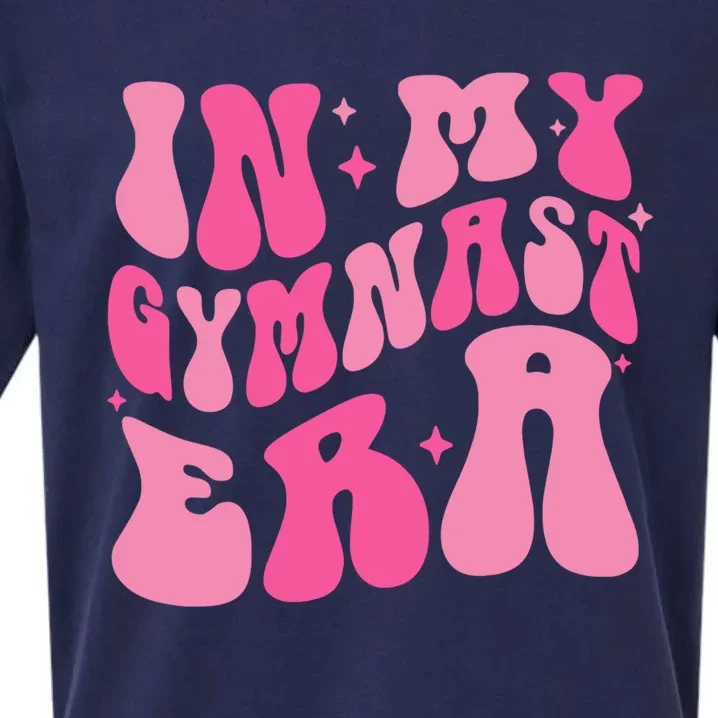 In My Gymnast Era Groovy Gymnastics Trendy Mom Gift Sueded Cloud Jersey T-Shirt