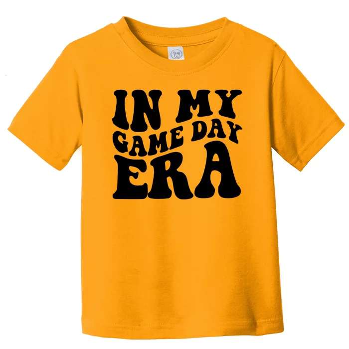 In My Game Day Era Retro Sport Toddler T-Shirt