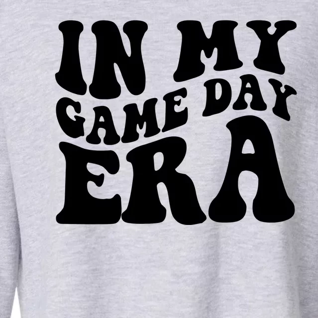 In My Game Day Era Retro Sport Cropped Pullover Crew