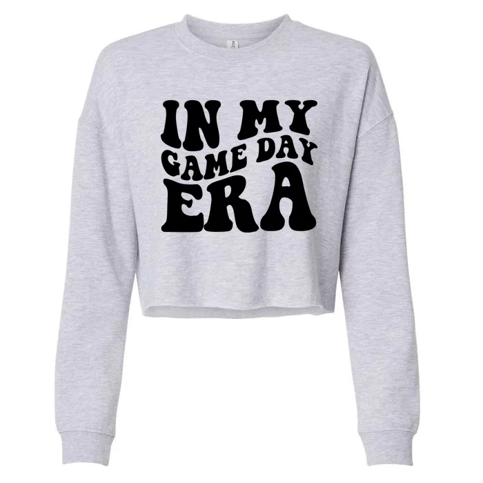 In My Game Day Era Retro Sport Cropped Pullover Crew