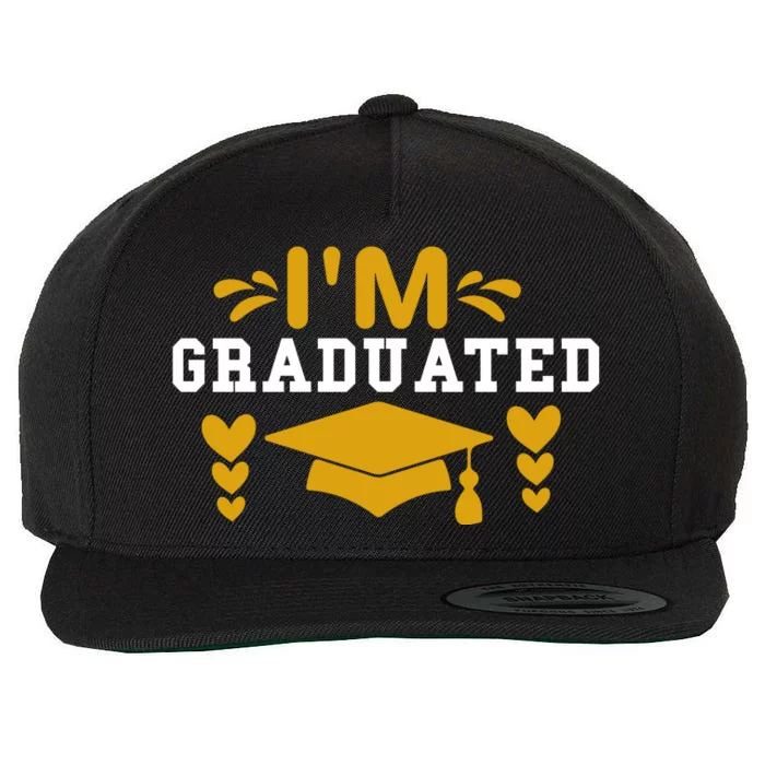 I M GRADUATED Wool Snapback Cap