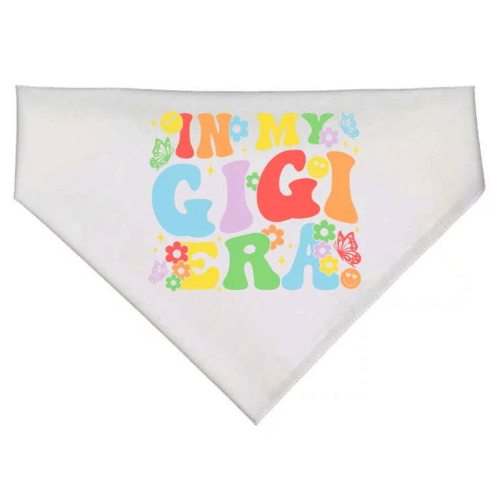 In My Gigi Era Announcet For Grandma MotherS Day Gift USA-Made Doggie Bandana