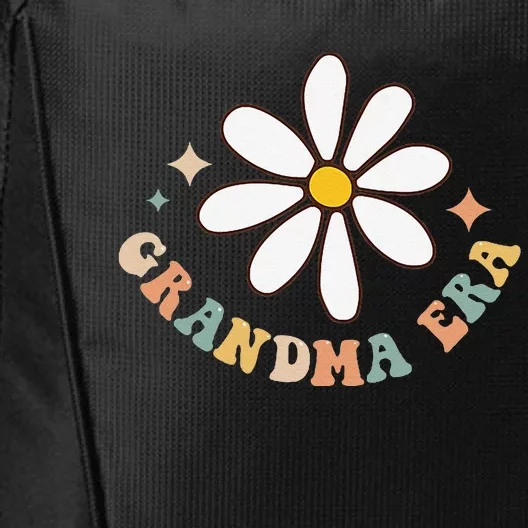 In My Grandma Era Lover Groovy Retro Mom Mothers Day On Back City Backpack