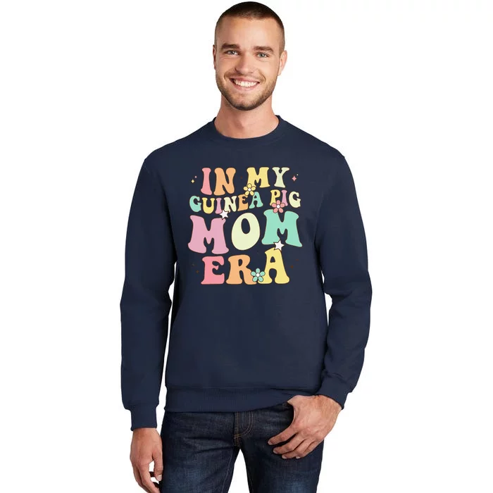 In My Guinea Pig Mom Era Funny Groovy Guinea Pig Mothers Day Sweatshirt