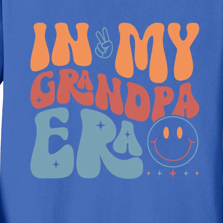 In My Grandpa Retro Funny Dad Dada Father Daddy Fathers Day Gift Kids Long Sleeve Shirt