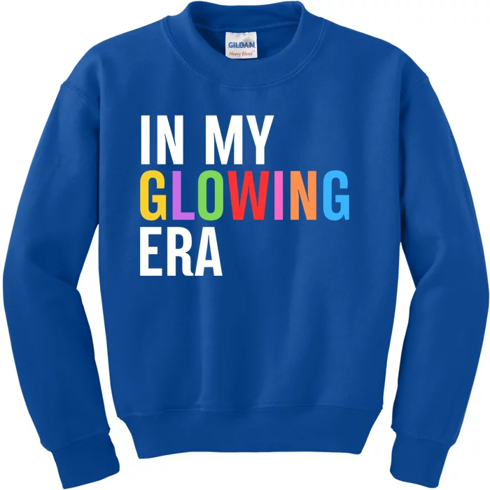 In My Glowing Era Funny Bright Hello Summer Vacation Trips Cute Gift Kids Sweatshirt