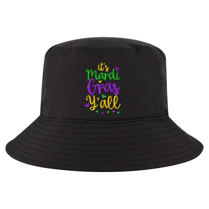 Its Mardi Gras Yall Mardi Gras Party Mask Costume Cool Comfort Performance Bucket Hat