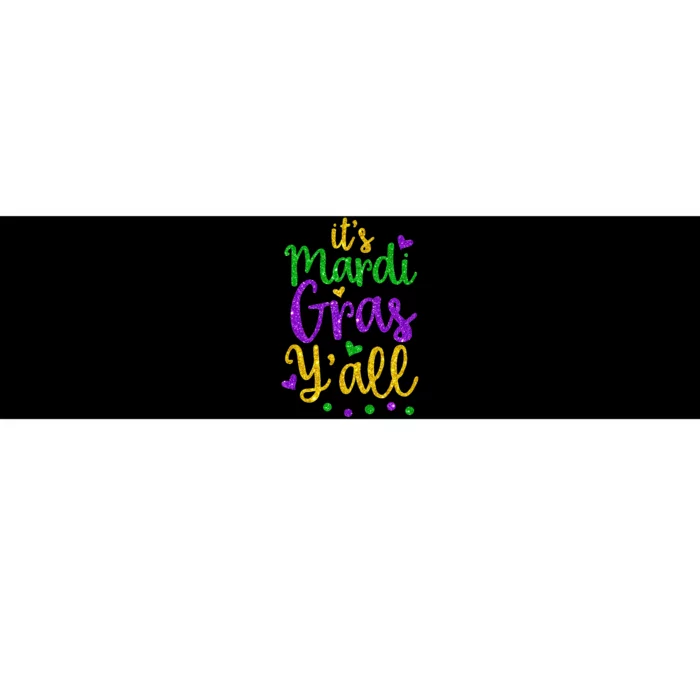 Its Mardi Gras Yall Mardi Gras Party Mask Costume Bumper Sticker