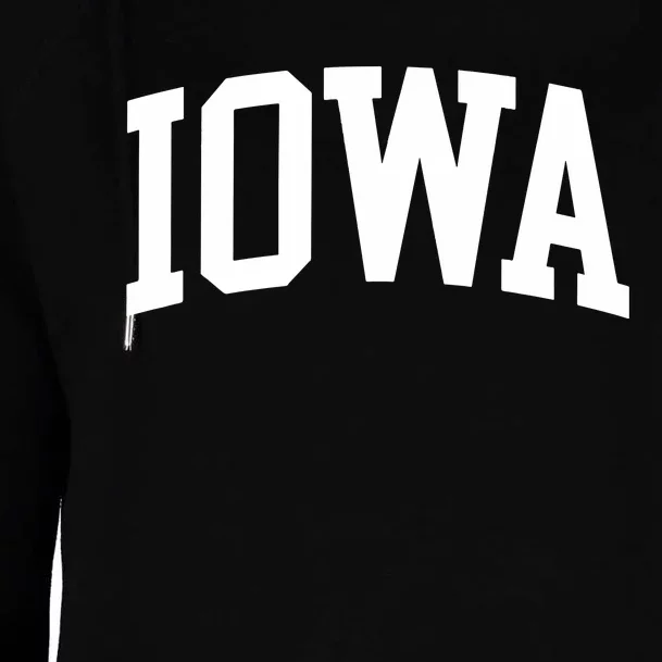 Iowa Mama Gift Womens Funnel Neck Pullover Hood