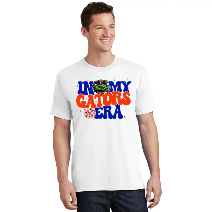 In My Gators Era Game Day Mascot Spirit Squad Florida Groovy T-Shirt