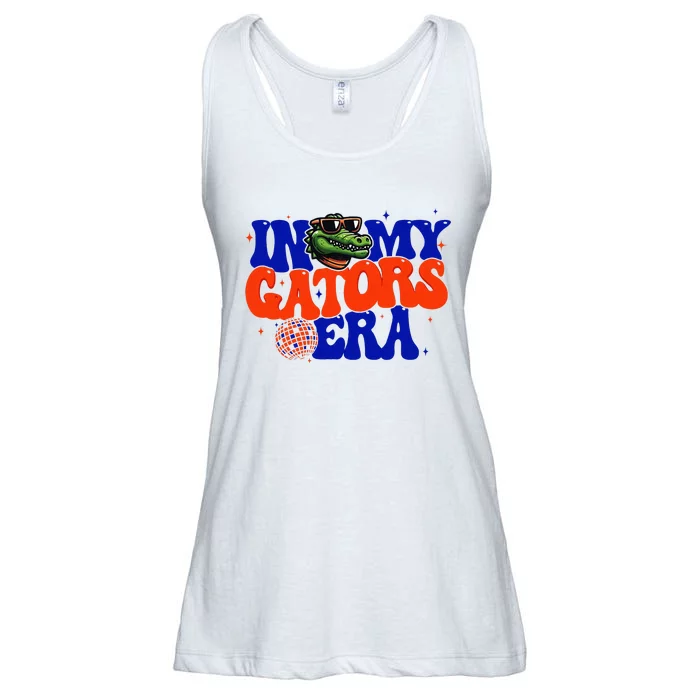 In My Gators Era Game Day Mascot Spirit Squad Florida Groovy Ladies Essential Flowy Tank