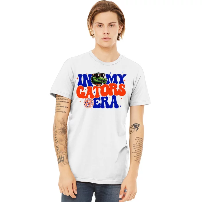 In My Gators Era Game Day Mascot Spirit Squad Florida Groovy Premium T-Shirt