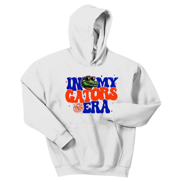 In My Gators Era Game Day Mascot Spirit Squad Florida Groovy Kids Hoodie