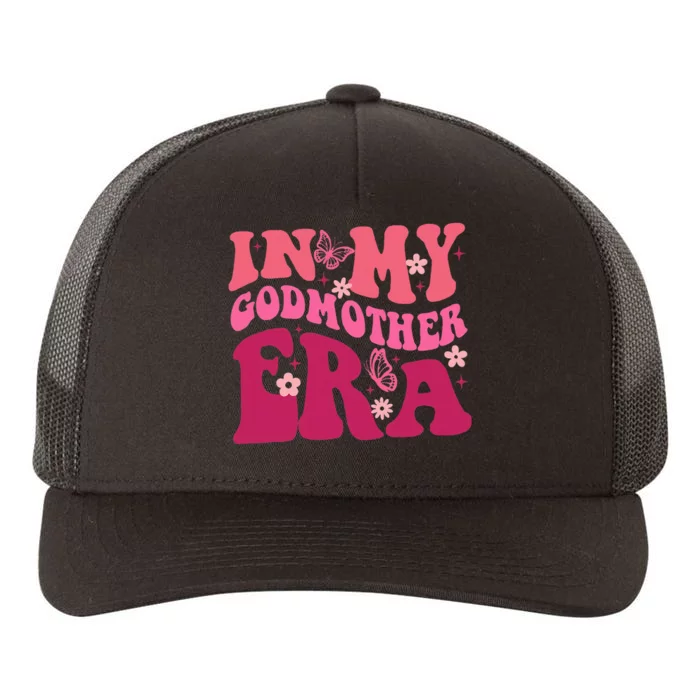 In My Godmother Era Retro Godmom Mother Proposal Yupoong Adult 5-Panel Trucker Hat