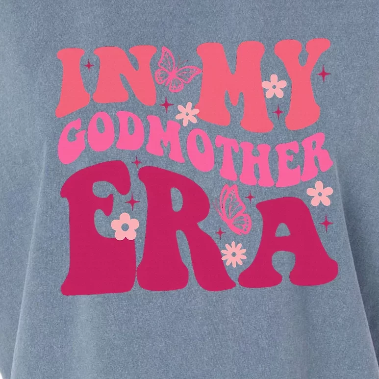 In My Godmother Era Retro Godmom Mother Proposal Garment-Dyed Women's Muscle Tee