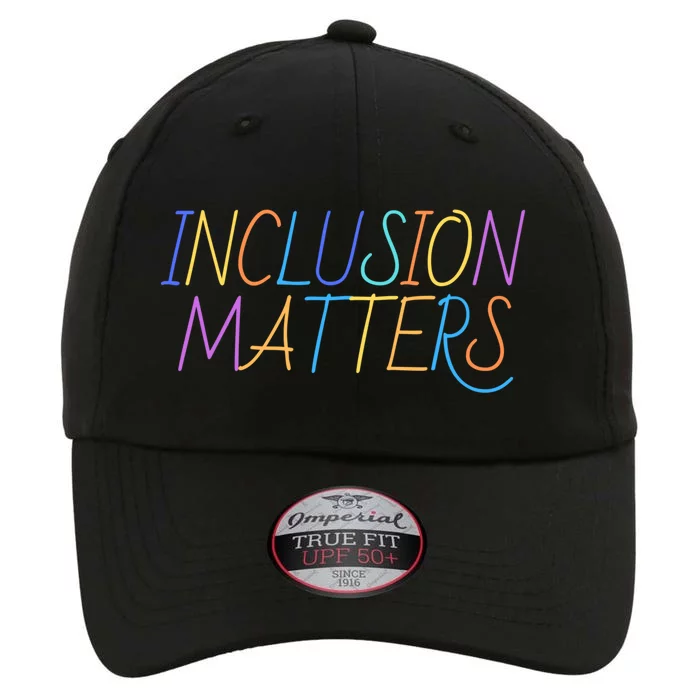 Inlcusion Matters Gift Autism Awareness Support Acceptance Gift The Original Performance Cap